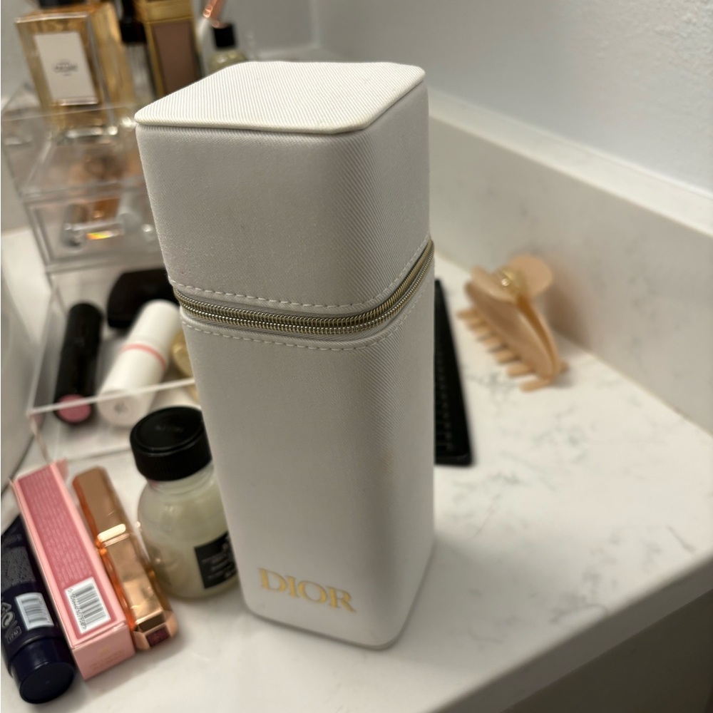 Dior White Travel brushes Case